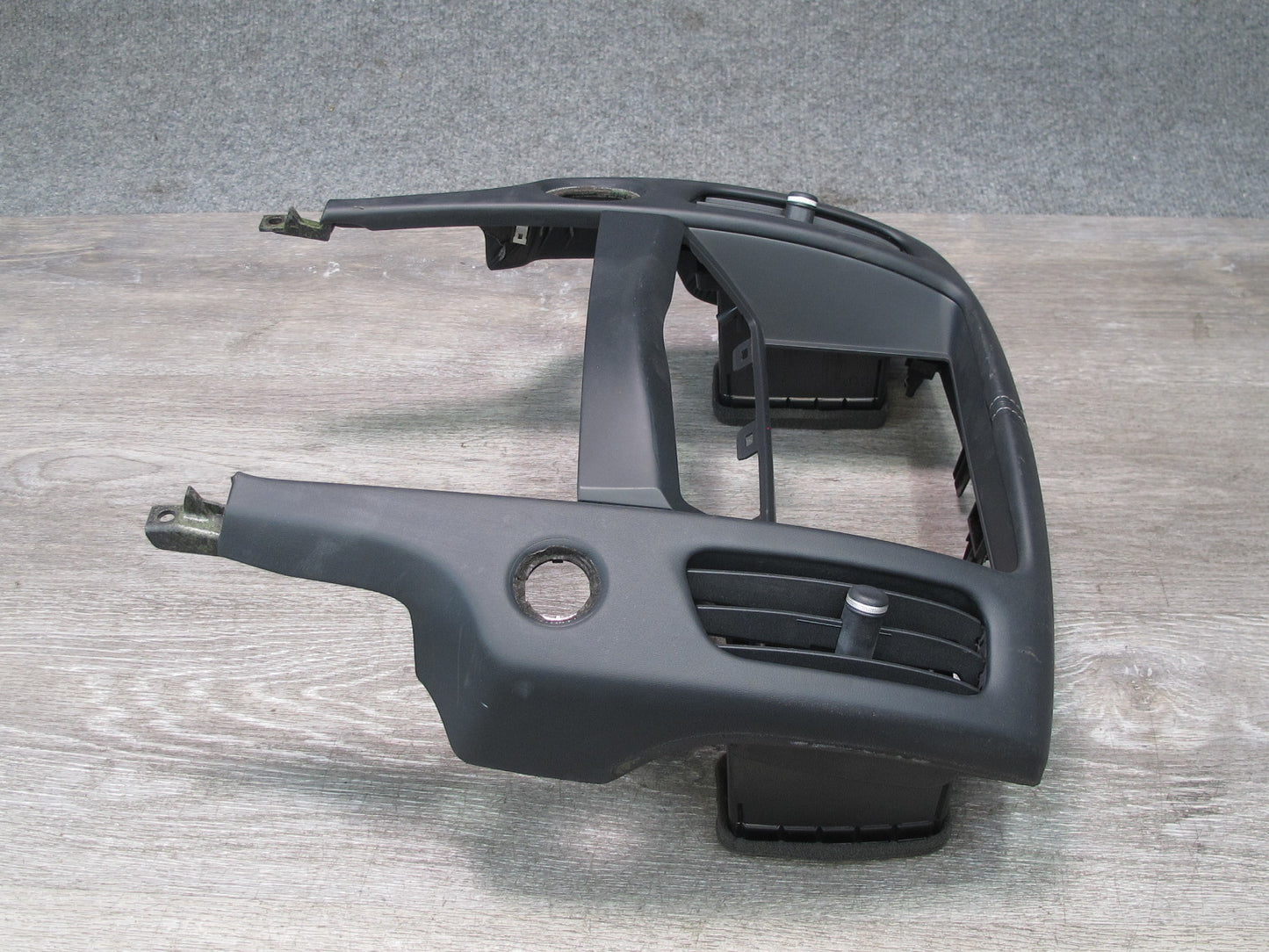 09-20 Nissan Z34 370Z Dash Center Air Vent Radio Screen Trim Bezel w Navi OEM