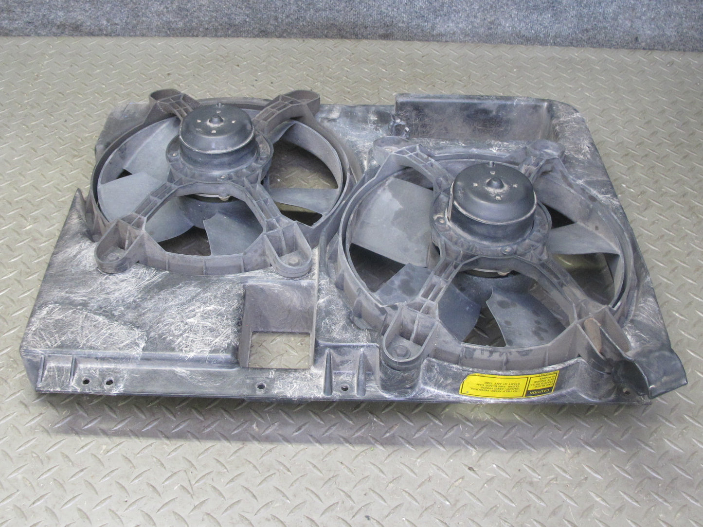 90-96 Chevrolet Corvette C4 5.7L Engine Radiator Cooling Fan Shroud Assembly OEM