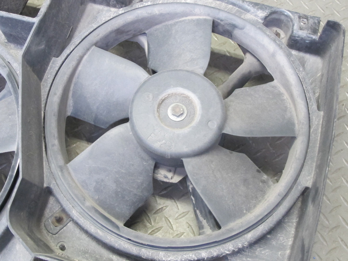 90-96 Chevrolet Corvette C4 5.7L Engine Radiator Cooling Fan Shroud Assembly OEM