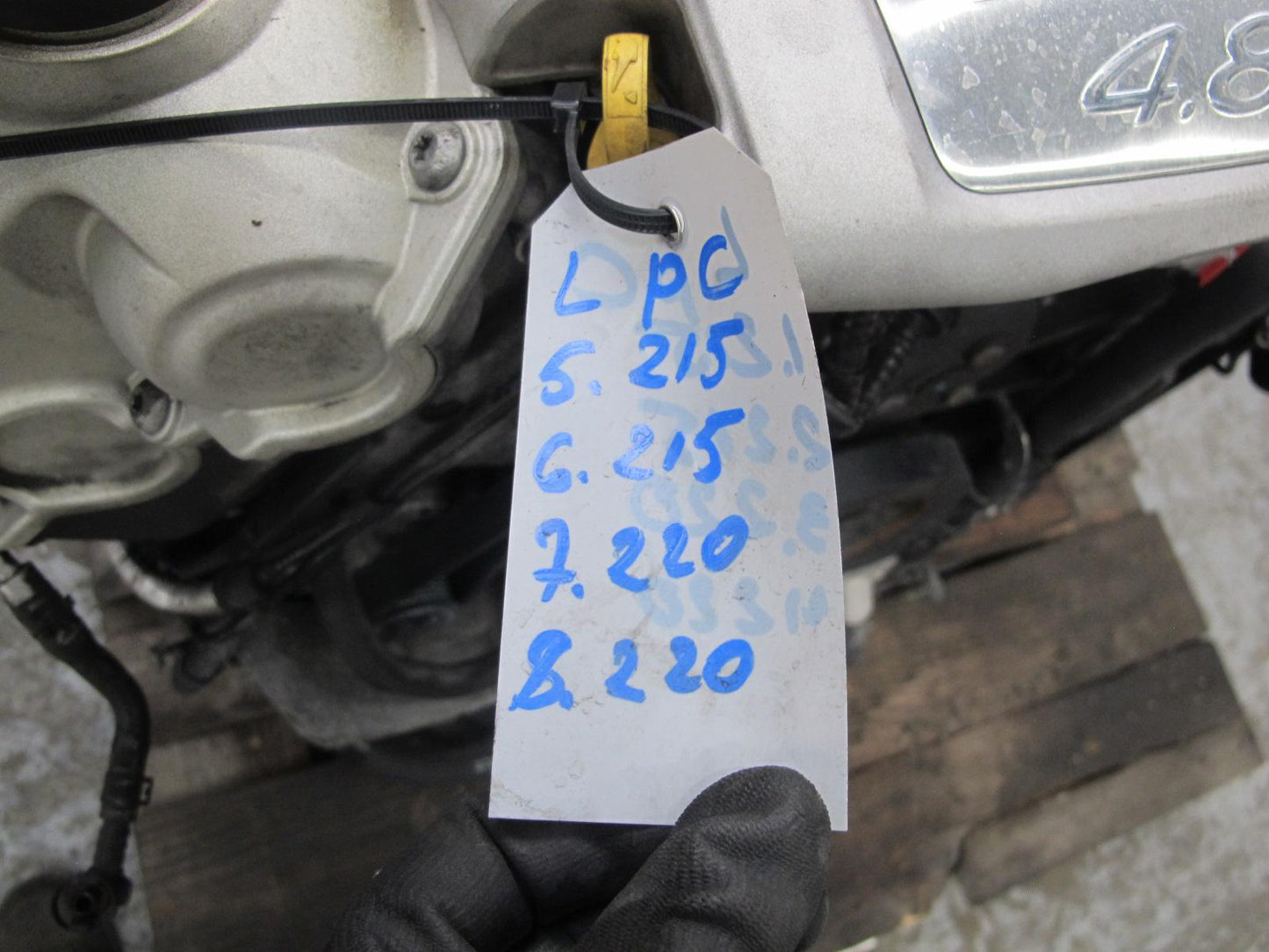 2008 Porsche Cayenne 957 Turbo 4.8L M48.51 AWD VIN C 5th Digit Engine Motor 159k