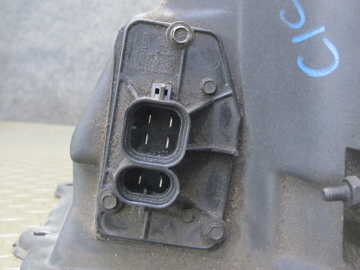 90-93 Chevrolet Corvette C4 A/C Air Condition Blower Motor Evaporator Box OEM