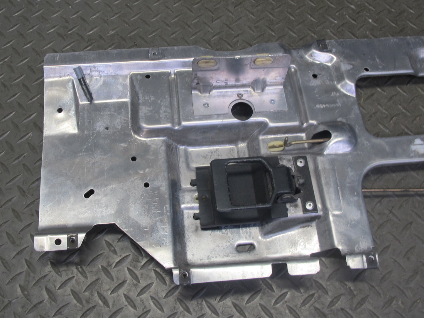 90-93 Chevrolet Corvette C4 Left Door Inner Aluminium Mounting Panel w Handle