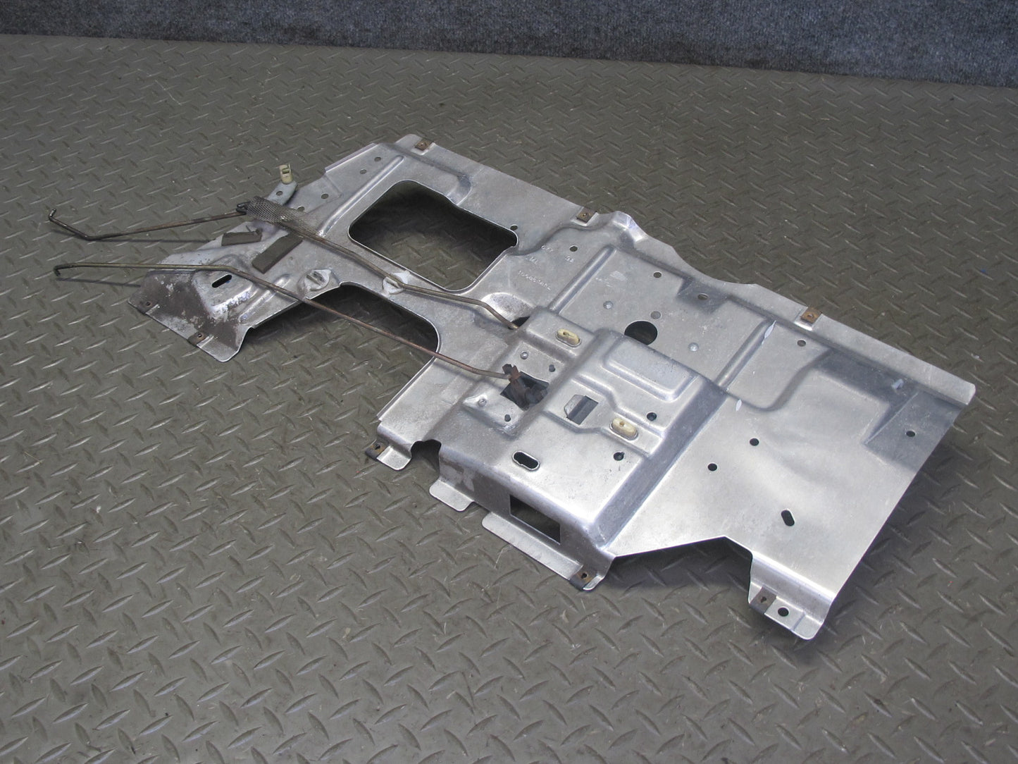 90-93 Chevrolet Corvette C4 Left Door Inner Aluminium Mounting Panel w Handle