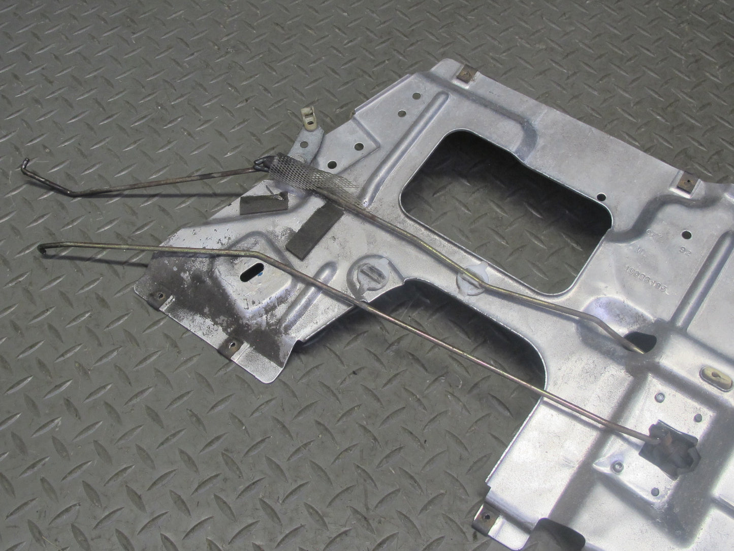 90-93 Chevrolet Corvette C4 Left Door Inner Aluminium Mounting Panel w Handle