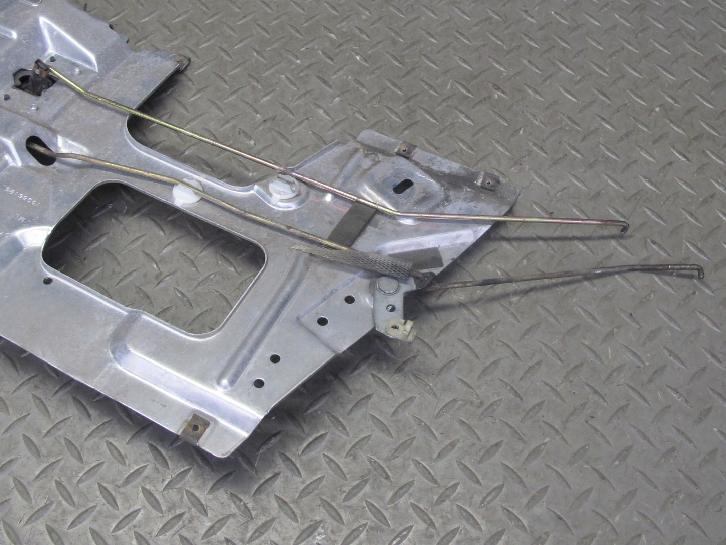 90-93 Chevrolet Corvette C4 Left Door Inner Aluminium Mounting Panel w Handle