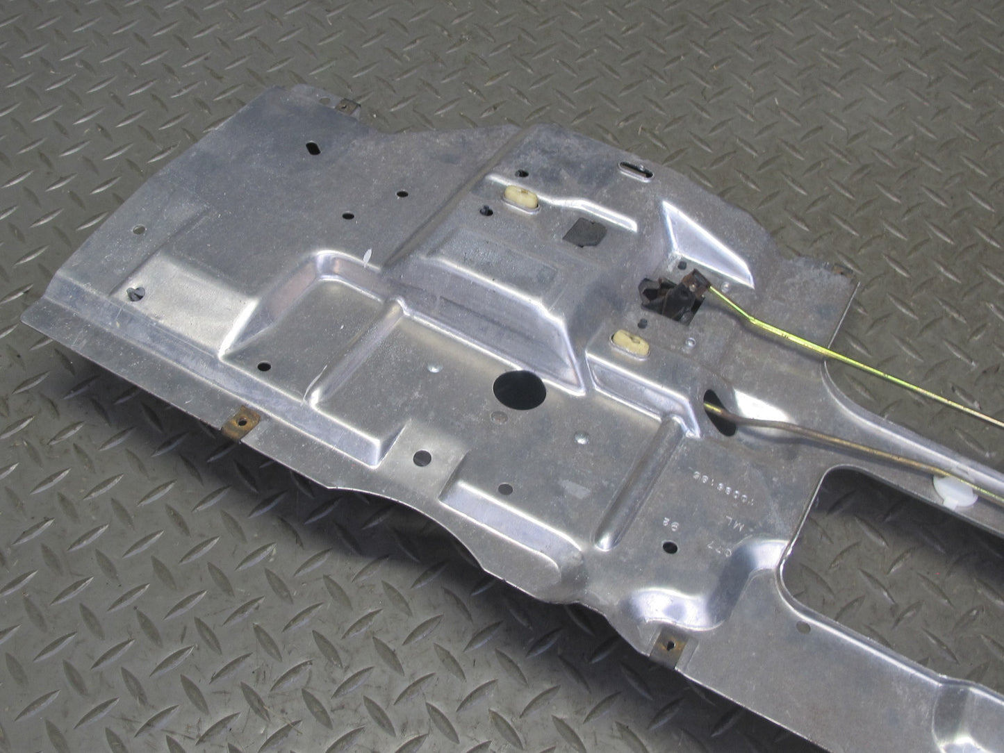 90-93 Chevrolet Corvette C4 Left Door Inner Aluminium Mounting Panel w Handle