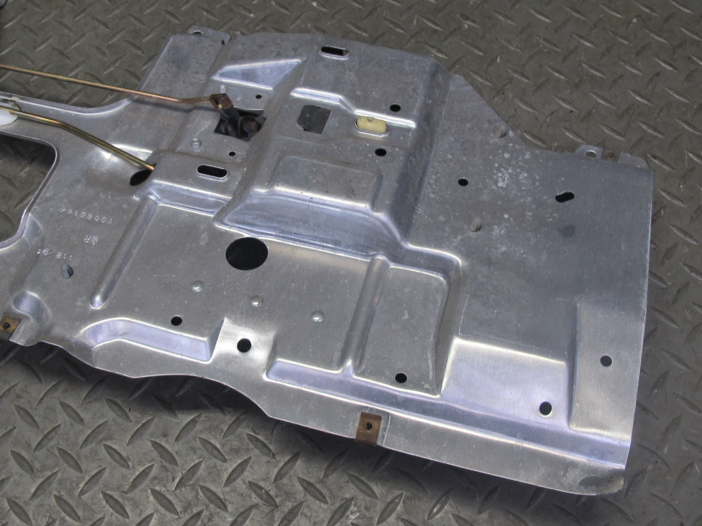 90-93 Chevrolet Corvette C4 Right Door Inner Aluminium Mounting Panel w Handle
