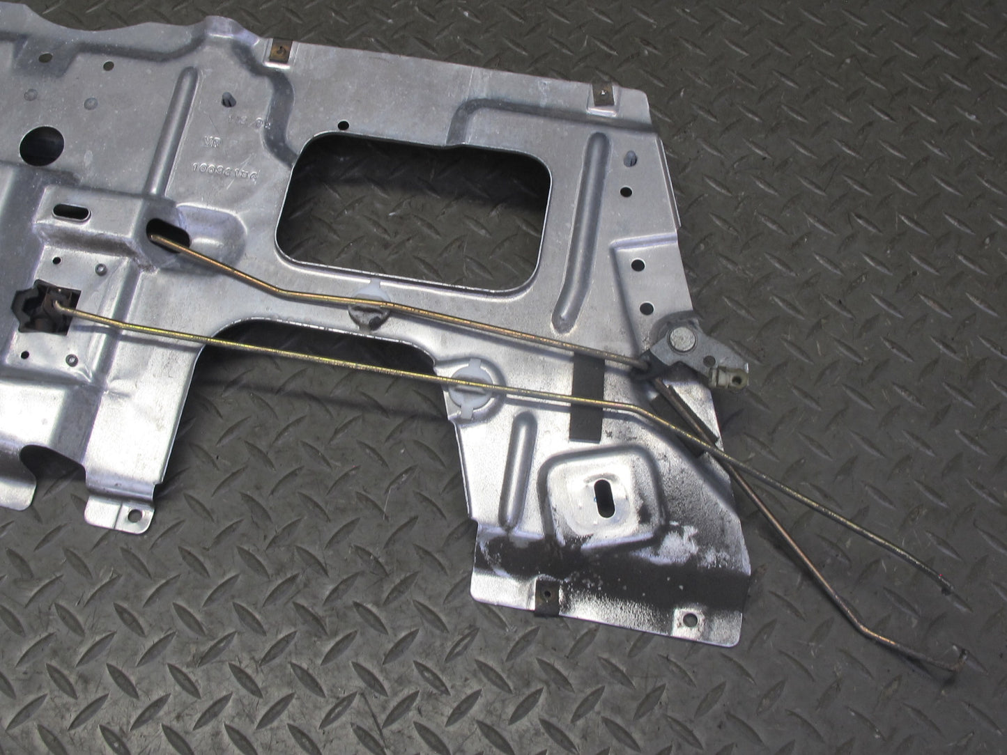 90-93 Chevrolet Corvette C4 Right Door Inner Aluminium Mounting Panel w Handle