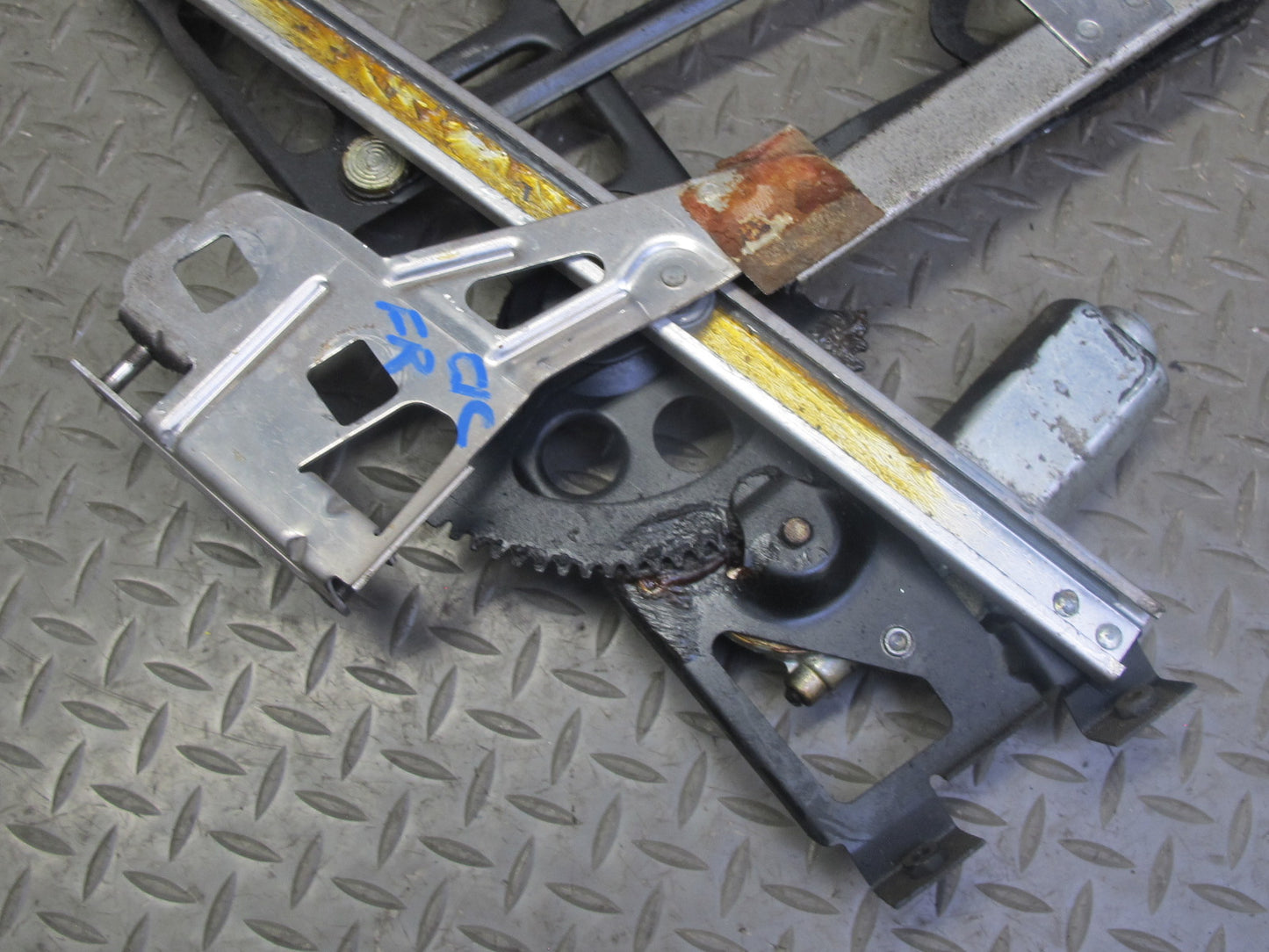 84-96 Chevrolet Corvette C4 Right Door Window Regulator w Motor OEM