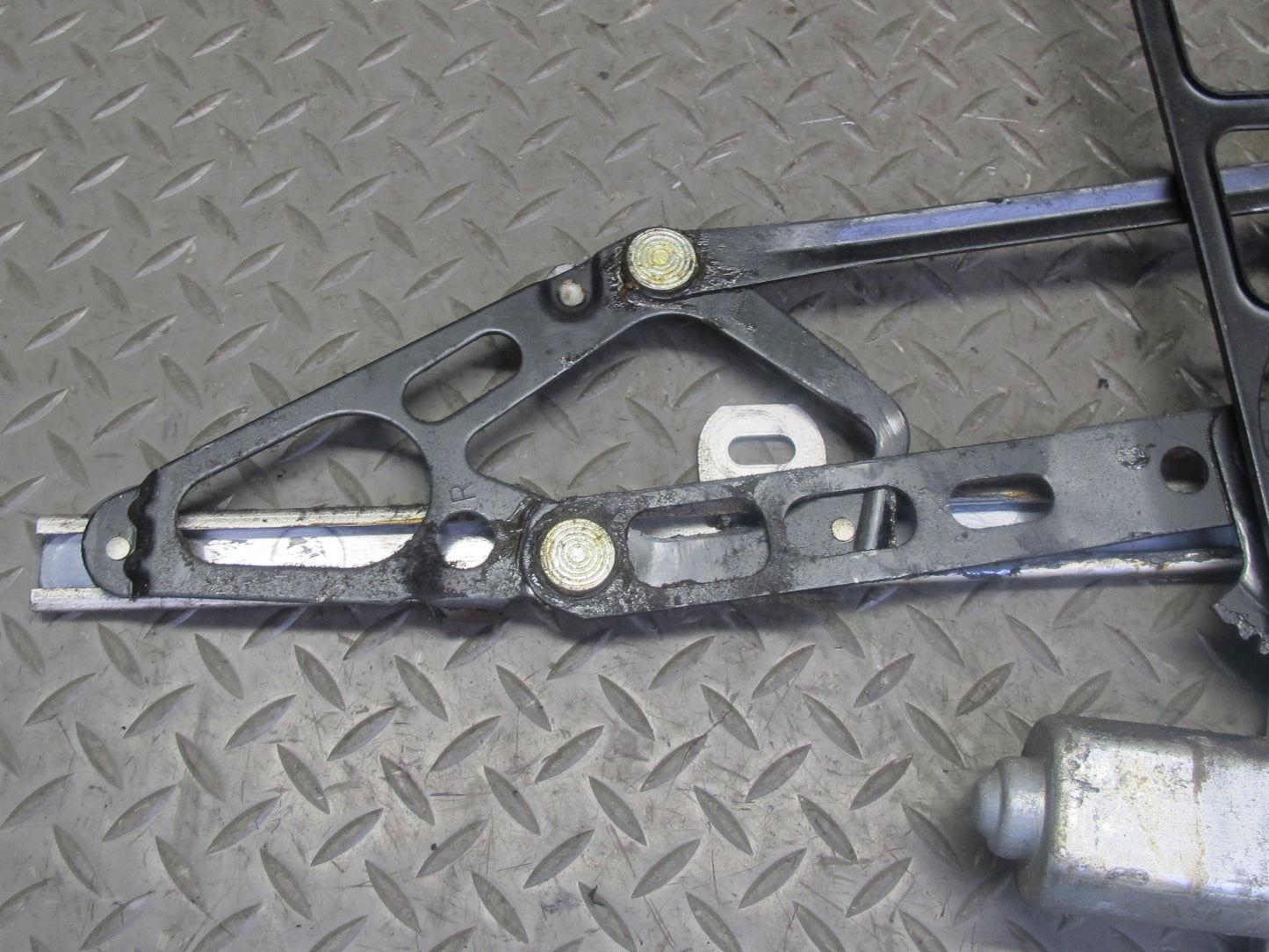 84-96 Chevrolet Corvette C4 Right Door Window Regulator w Motor OEM