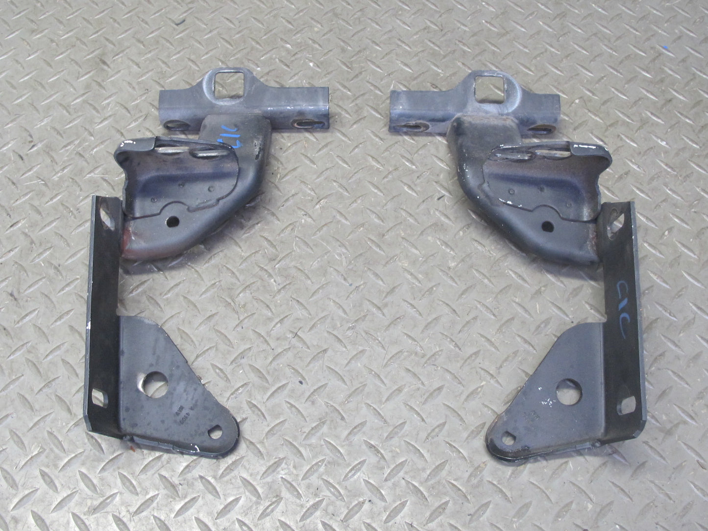 90-96 Chevrolet Corvette C4 Set of 2 Front Left & Right Hood Hinge OEM