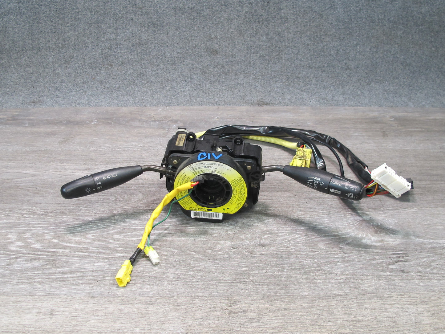 99-01 ISUZU VEHICROSS STEERING COLUMN MULTI SWITCH CLOCK SPRING OEM