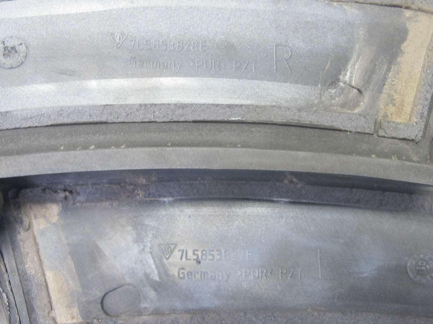 08-10 Porsche Cayenne 957 Set of 8 Rear Wheel Arch Fender Trim Molding