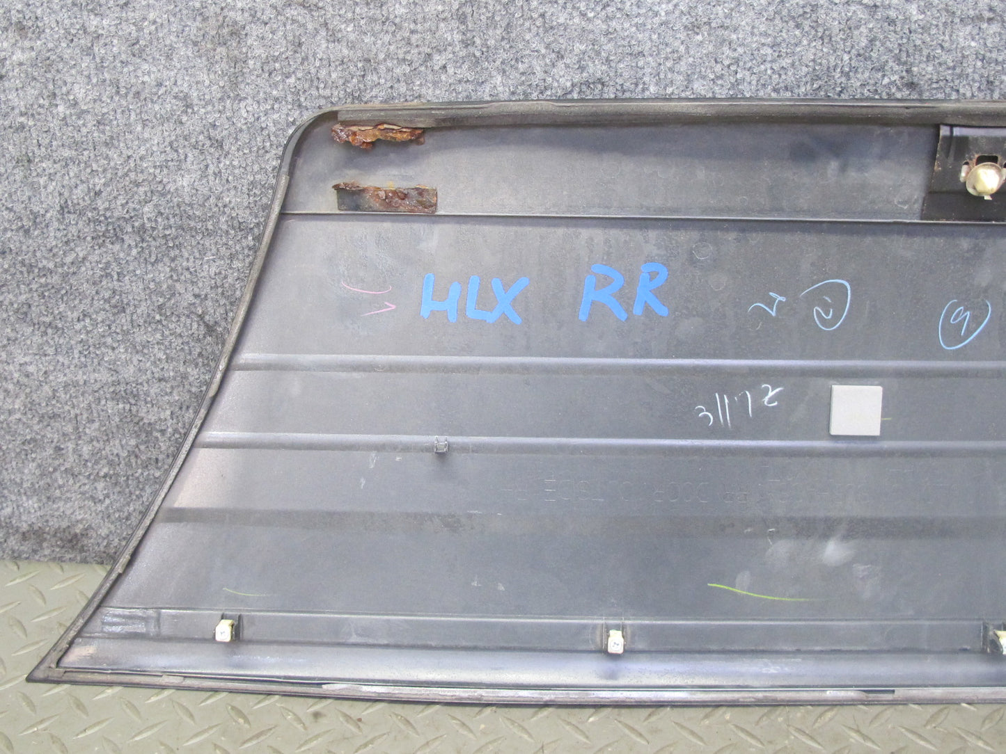 03-07 Lexus LX470 Right Front & Rear Door Fender Lower Trim Molding Set of 4
