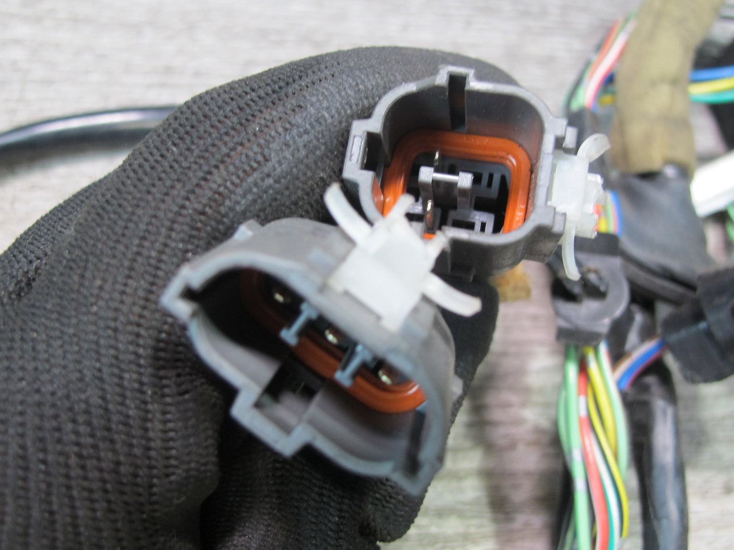 99-01 Isuzu Vehicross Set of 2 Front Left & Right Door Wire Wiring Harness OEM