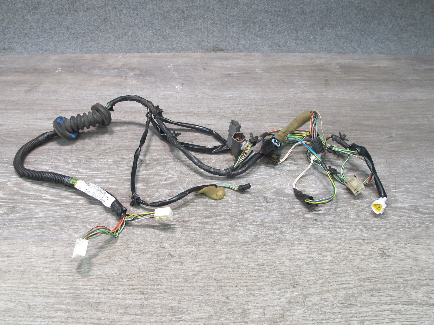 99-01 Isuzu Vehicross Set of 2 Front Left & Right Door Wire Wiring Harness OEM