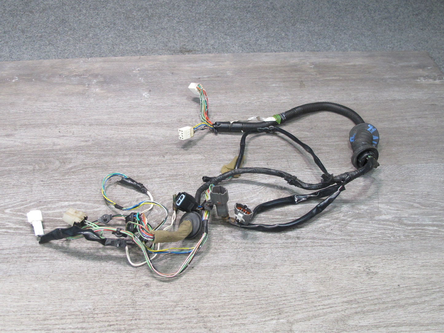 99-01 Isuzu Vehicross Set of 2 Front Left & Right Door Wire Wiring Harness OEM