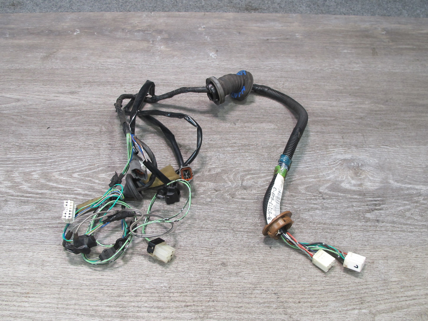 99-01 Isuzu Vehicross Set of 2 Front Left & Right Door Wire Wiring Harness OEM