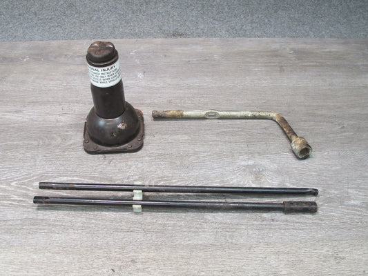 99-01 Isuzu Vehicross Emergency Spare Tire Lift Jack Tool Wrench Set OEM