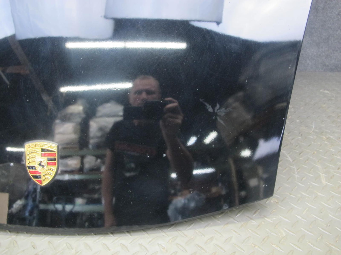 1999-2005 Porsche Carrera 911 996 Front Hood Bonnet Panel Shell Black