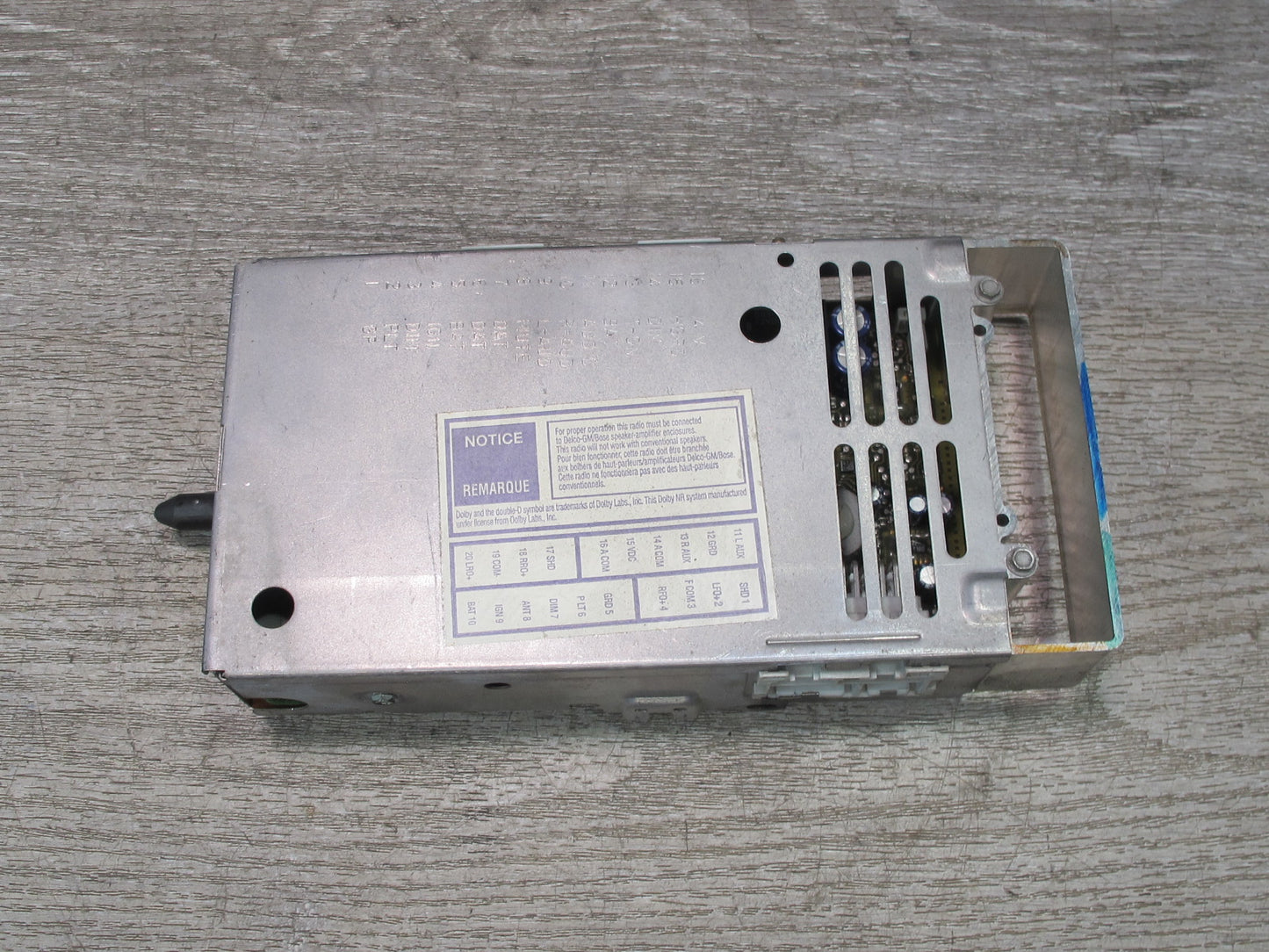 91-96 Chevrolet Corvette C4 Radio Tuner Box Receiver Module 16145221 OEM