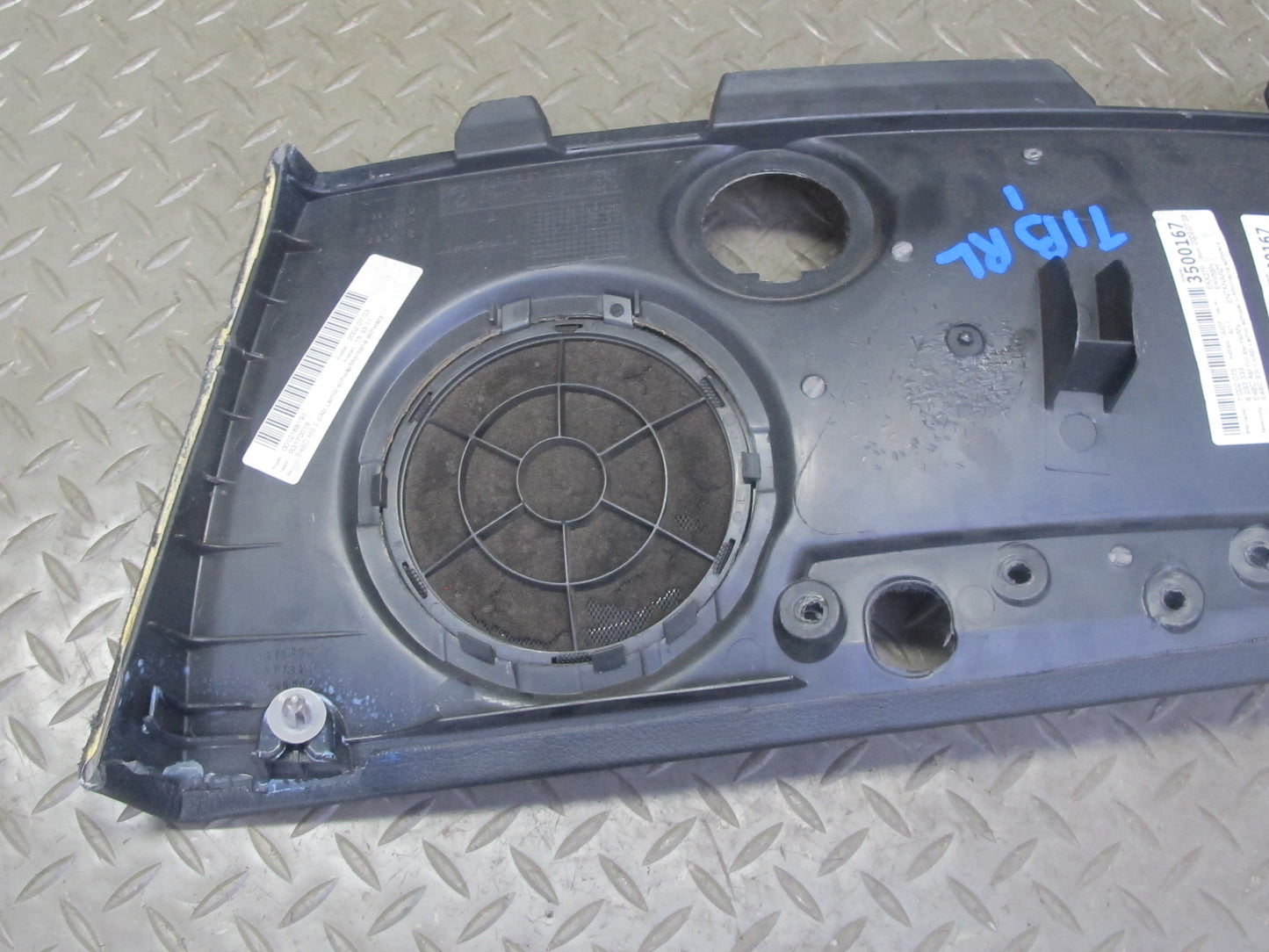 01-06 BMW E46 Convertible Rear Left & Right Quarter Trim Cover Panel Black OEM