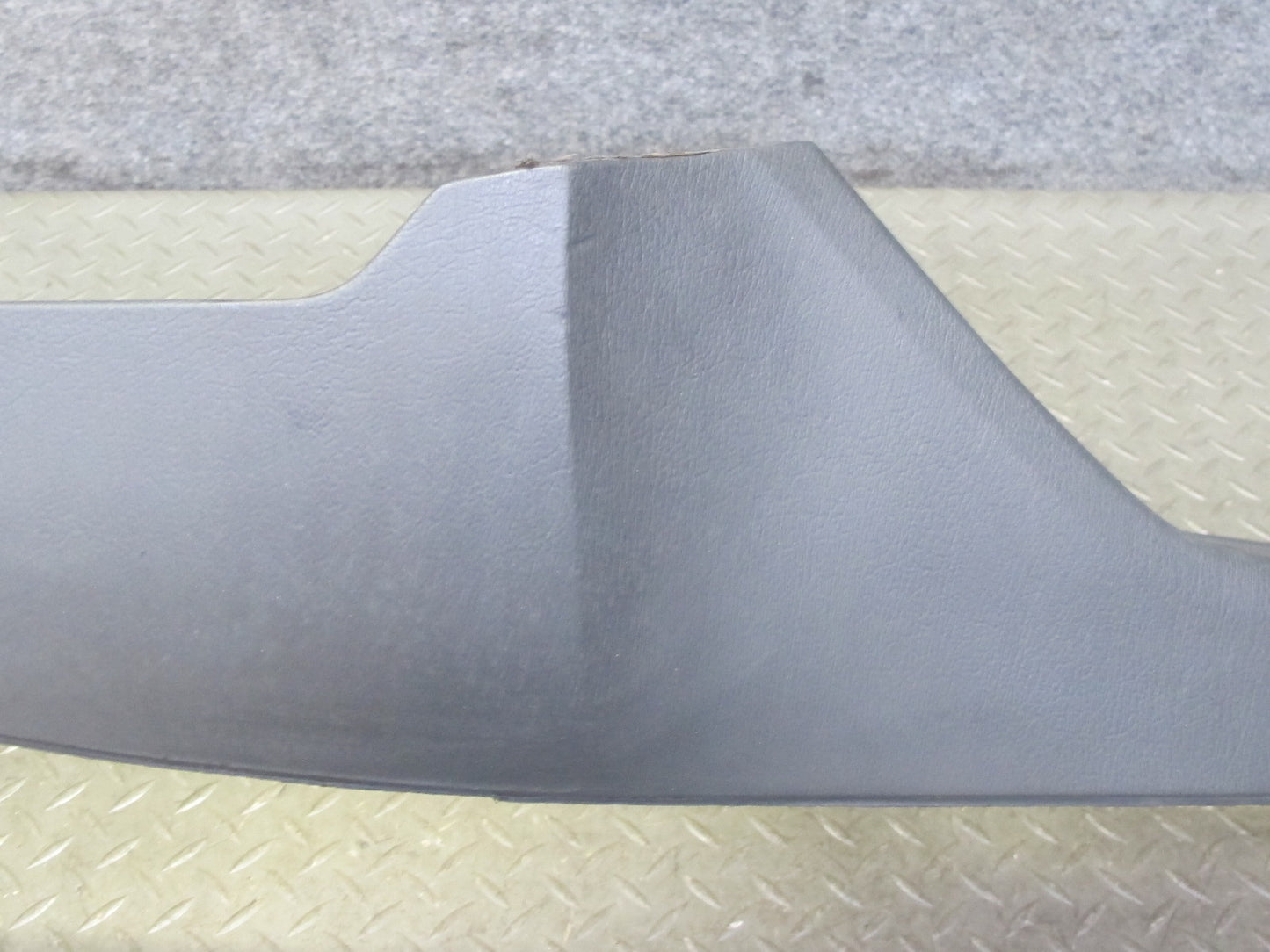 87-91 BMW E30 325i Convertible Front Center Console Panel 5 Hole Black OEM