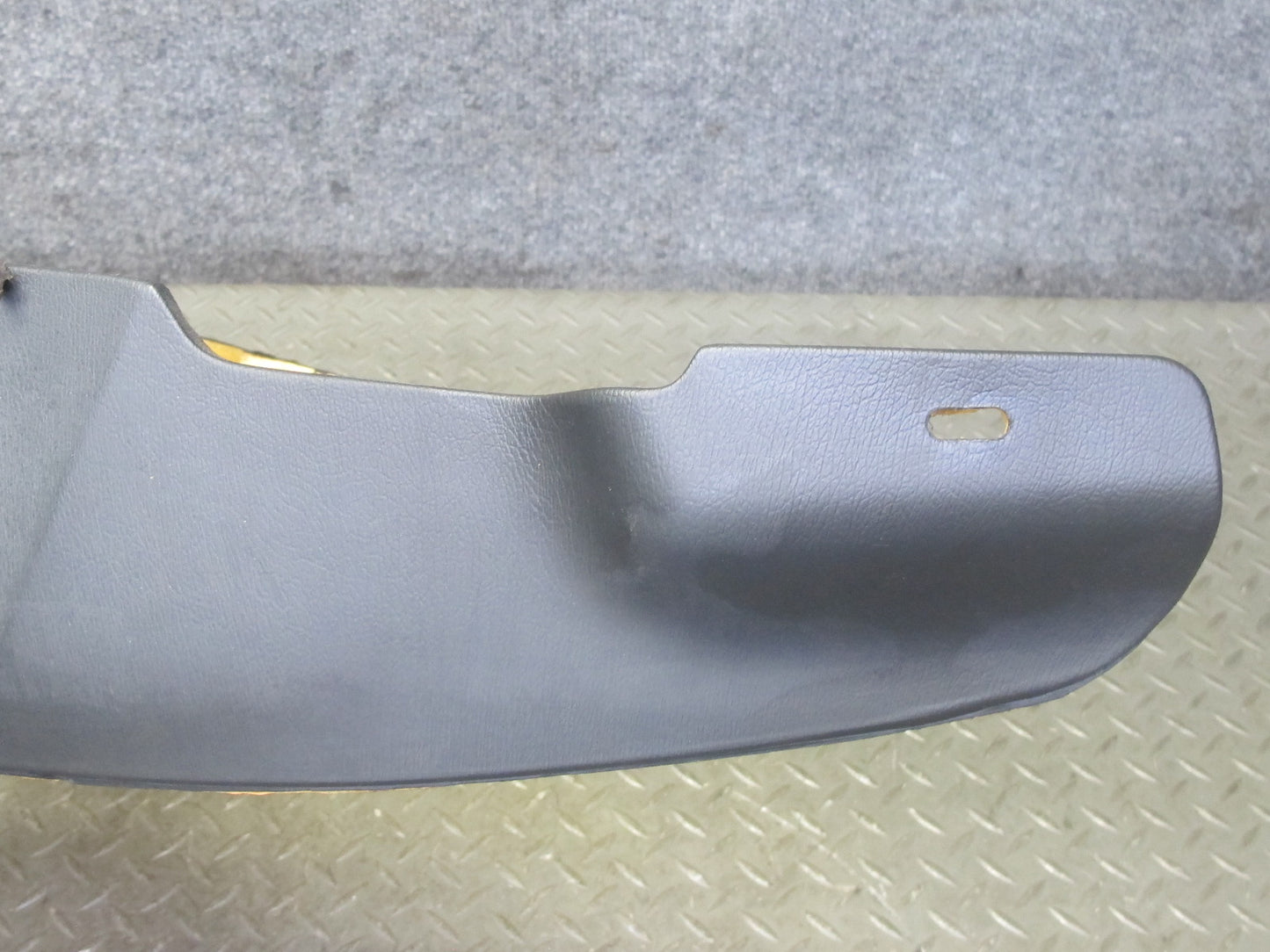 87-91 BMW E30 325i Convertible Front Center Console Panel 5 Hole Black OEM