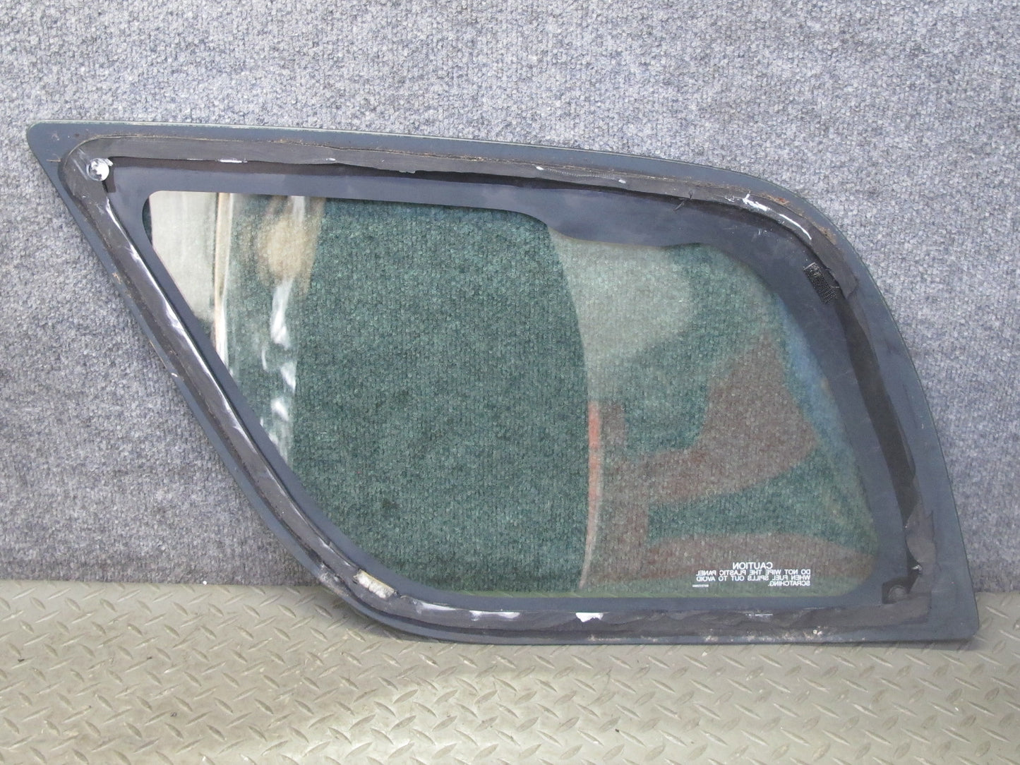 99-01 Isuzu Vehicross Rear Right Quarter Glass Window OEM