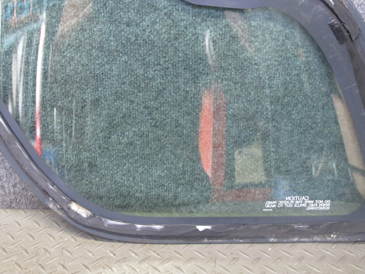 99-01 Isuzu Vehicross Rear Right Quarter Glass Window OEM