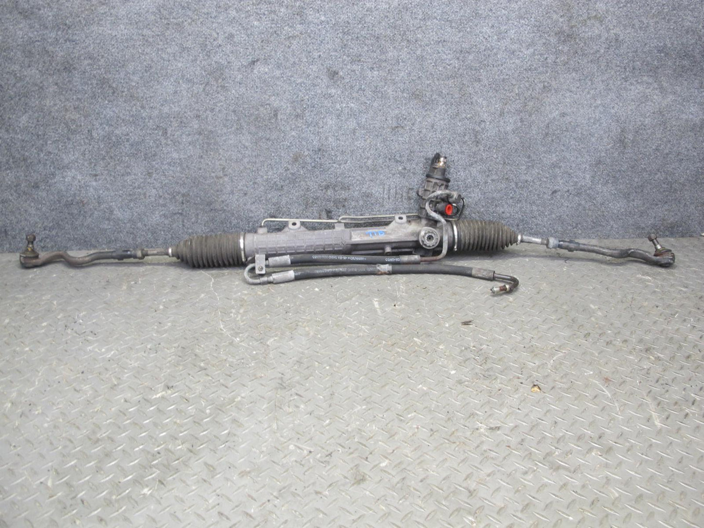 02-06 BMW E46 330Ci 330i Power Steering Rack & Pinion Yellow TAG 6757650 OEM