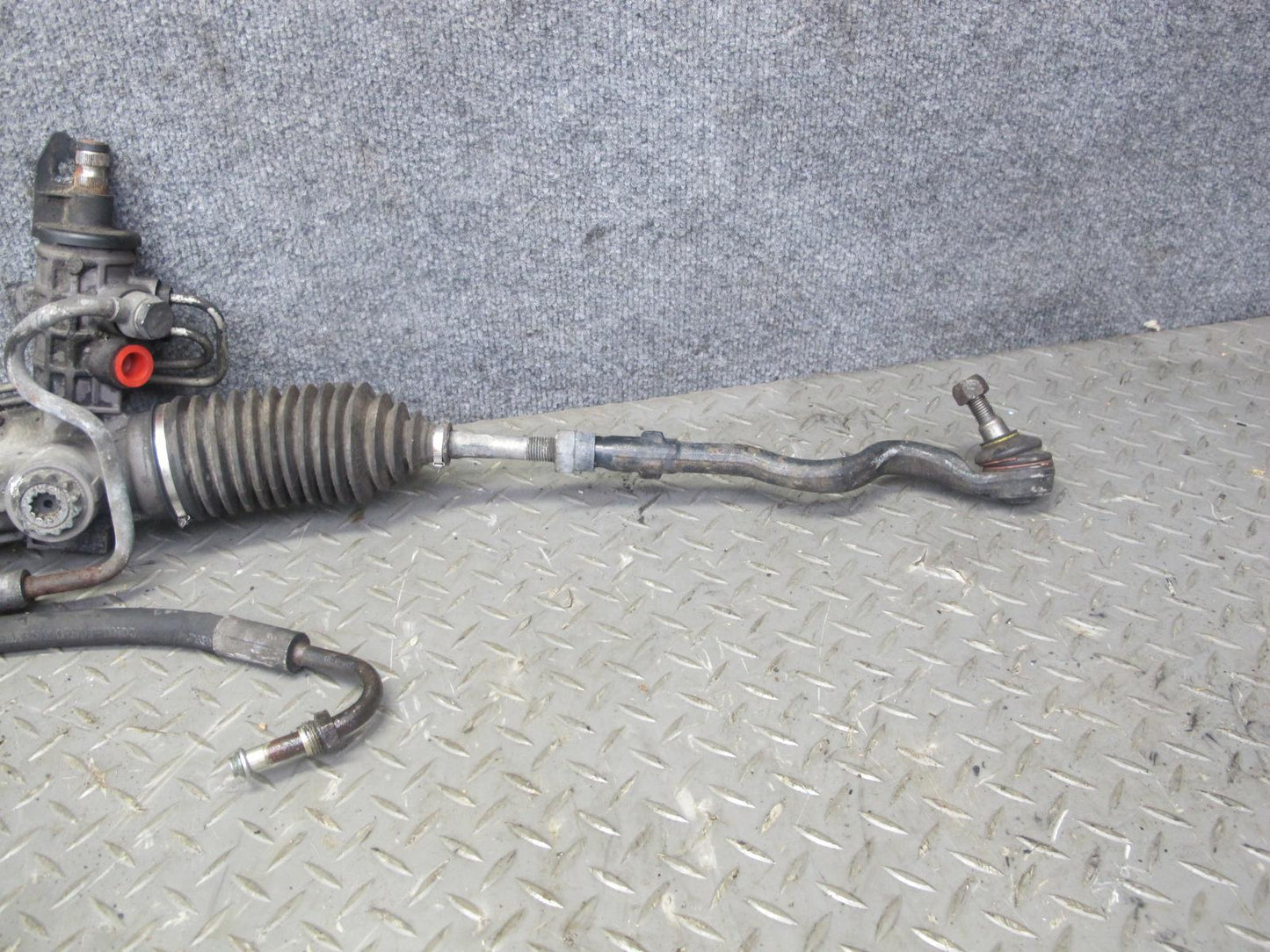 02-06 BMW E46 330Ci 330i Power Steering Rack & Pinion Yellow TAG 6757650 OEM