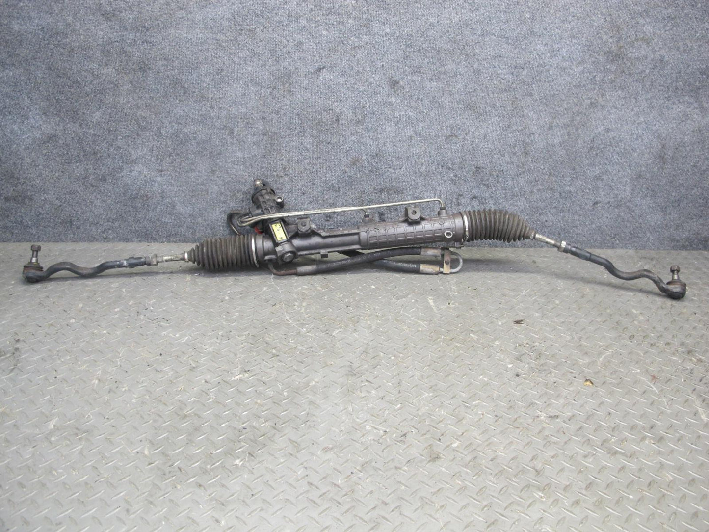 02-06 BMW E46 330Ci 330i Power Steering Rack & Pinion Yellow TAG 6757650 OEM