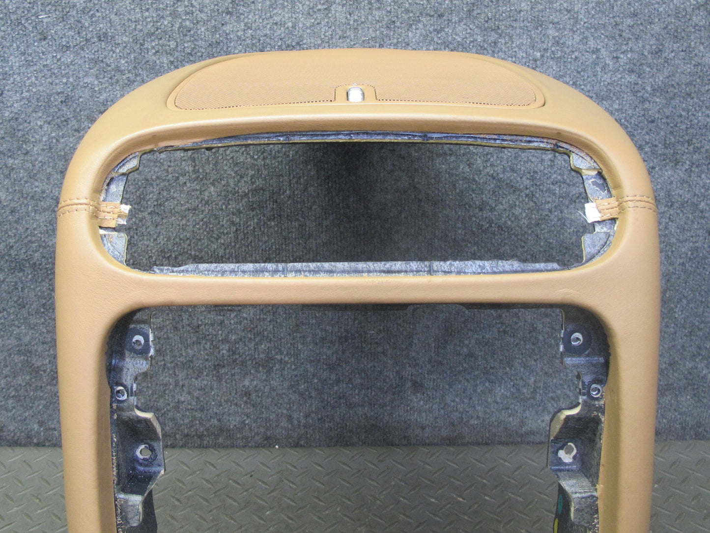 2003-2010 Porsche Cayenne 957 Dash Center Trim Bezel Cover Panel Sand Beige