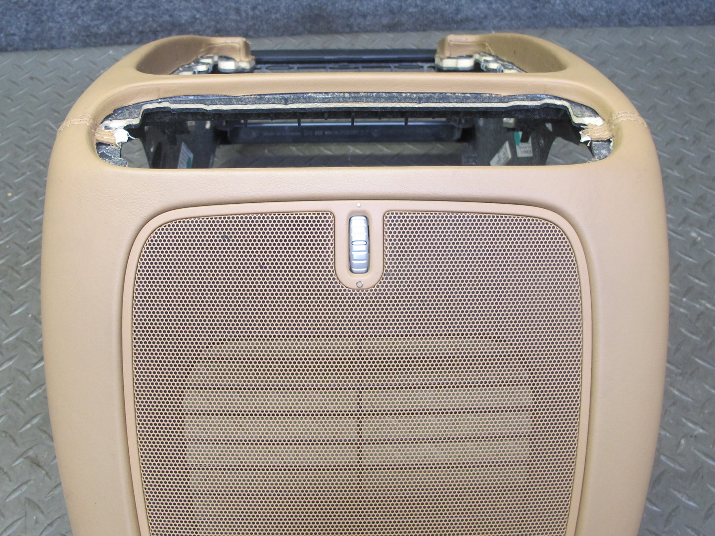 2003-2010 Porsche Cayenne 957 Dash Center Trim Bezel Cover Panel Sand Beige