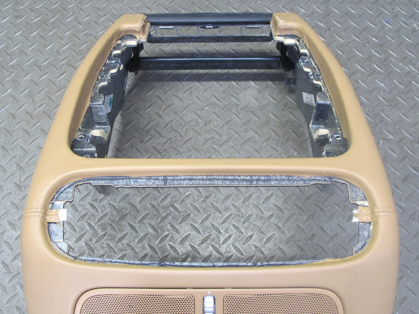 2003-2010 Porsche Cayenne 957 Dash Center Trim Bezel Cover Panel Sand Beige