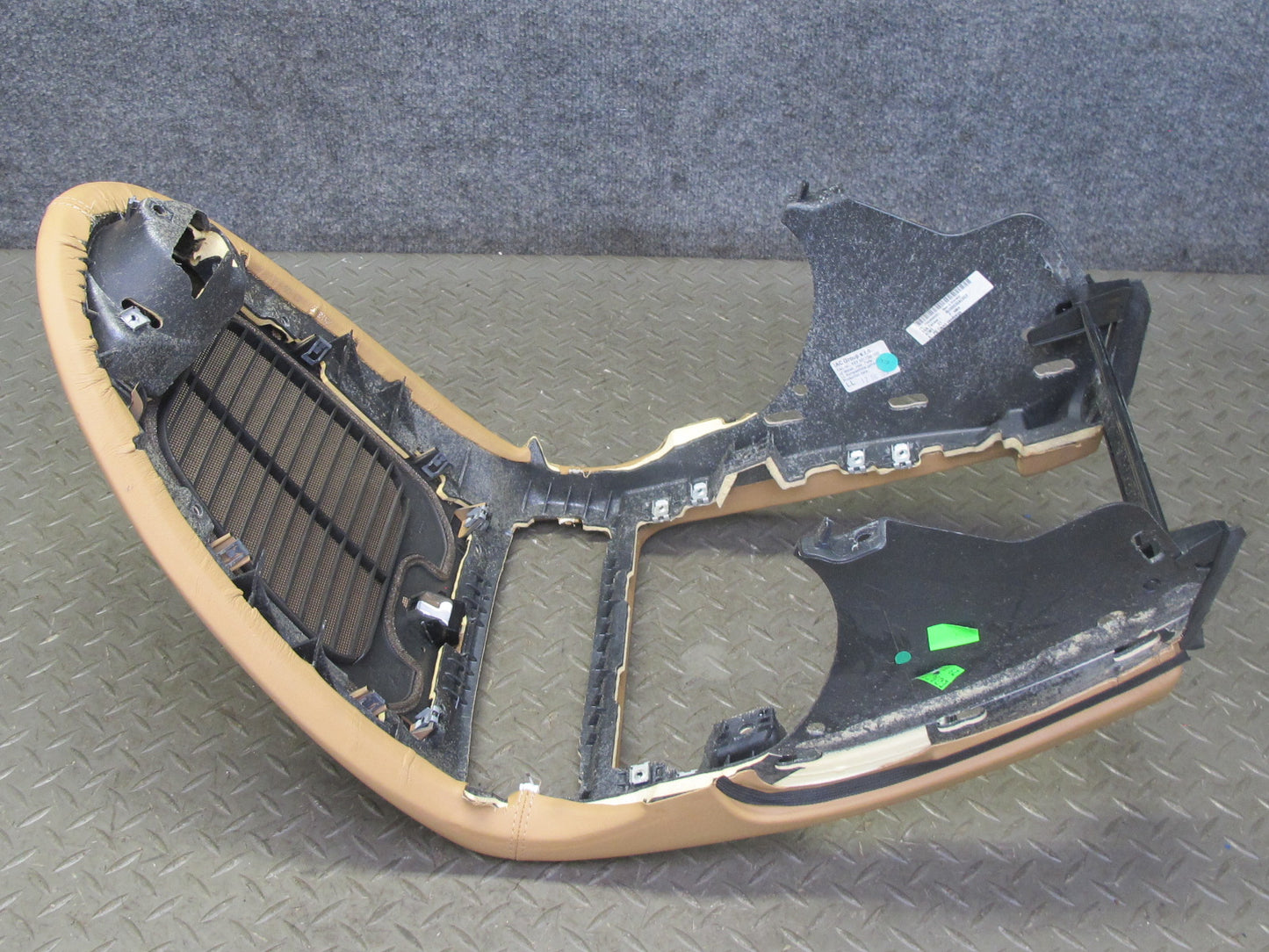 2003-2010 Porsche Cayenne 957 Dash Center Trim Bezel Cover Panel Sand Beige