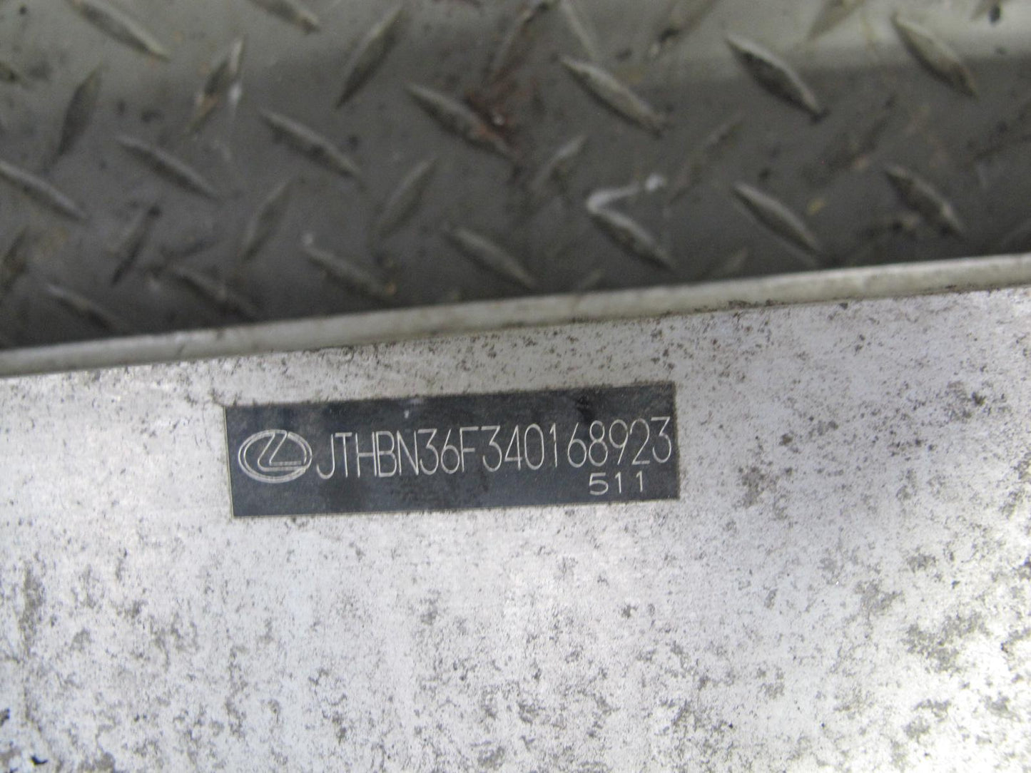 04-06 Lexus UCF30L LS430 Rear Bumper Impact Reinforcement Bar OEM
