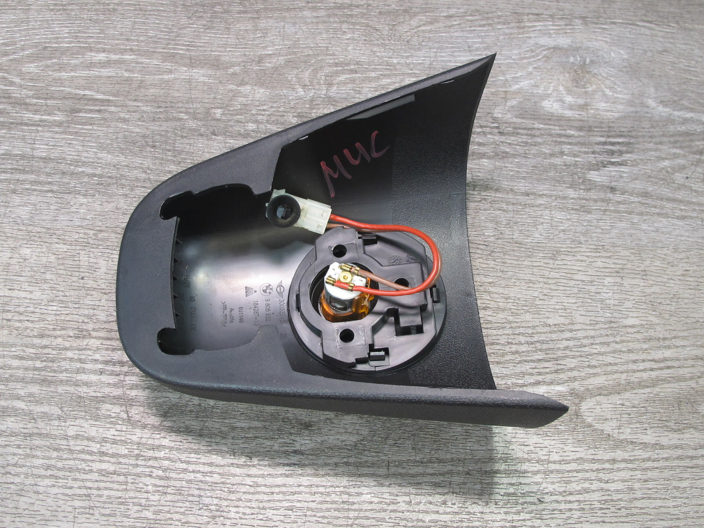 11-15 Mini R61 R60 Countryman Rear Center Console Trim Panel w 12V Socket OEM