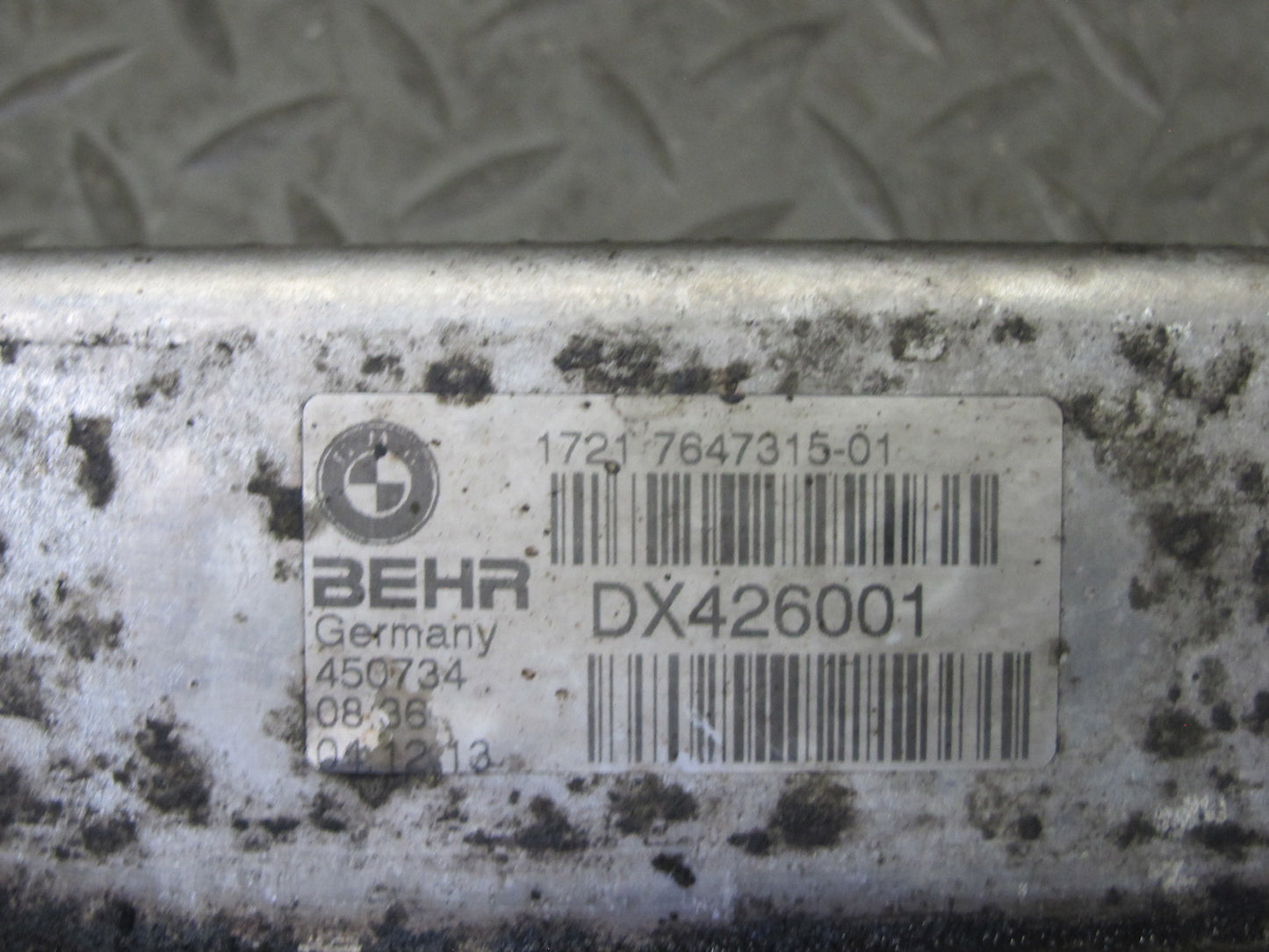 2014-2018 BMW F15 X5 Transmission Oil Cooler Heat Exchanger 7647315 OEM