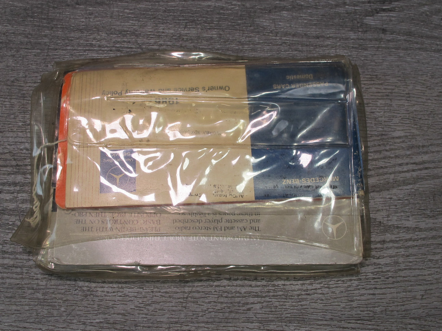 1986 Mercedes R107 560SL Owner User Operator Guide Manual Book Set OEM