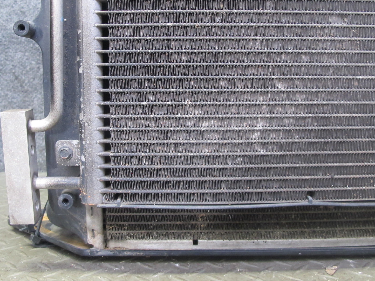 1999-2005 Porsche 911 996 Engine Left Cooling Radiator Condenser W/ Support