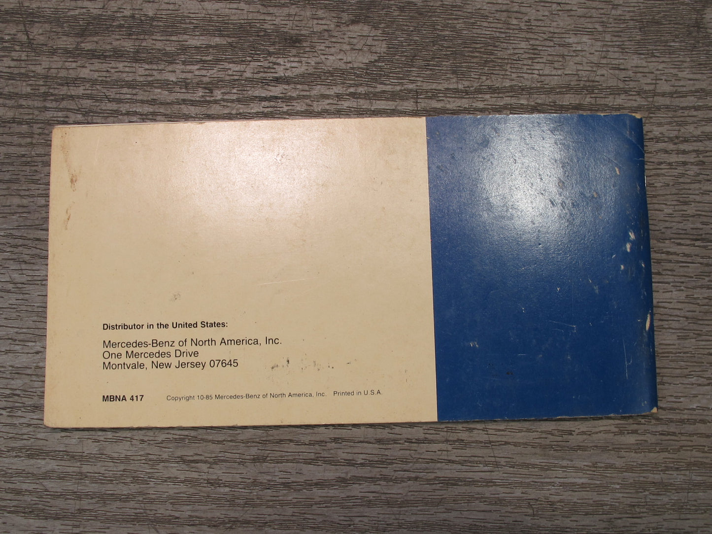 1986 Mercedes R107 560SL Owner User Operator Guide Manual Book Set OEM