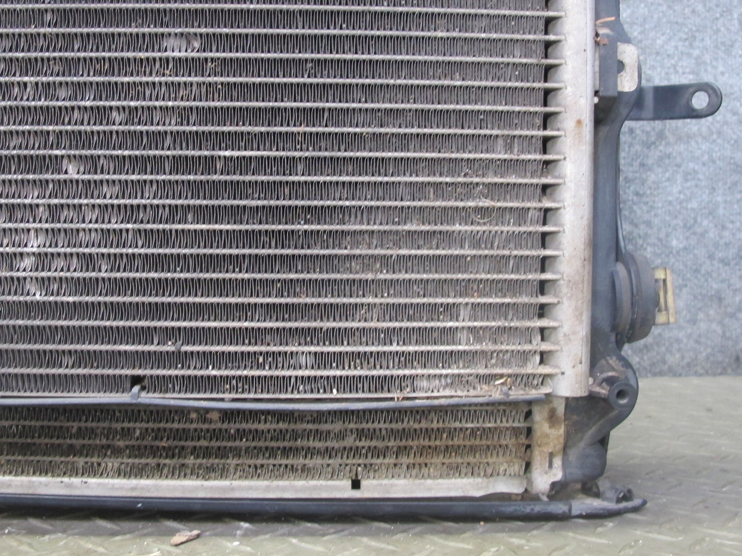 1999-2005 Porsche 911 996 Engine Left Cooling Radiator Condenser W/ Support