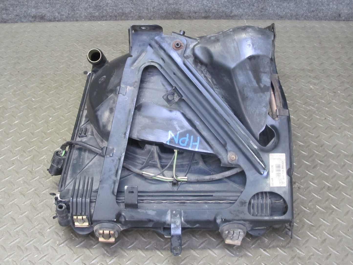 1999-2005 Porsche 911 996 Engine Left Cooling Radiator Condenser W/ Support