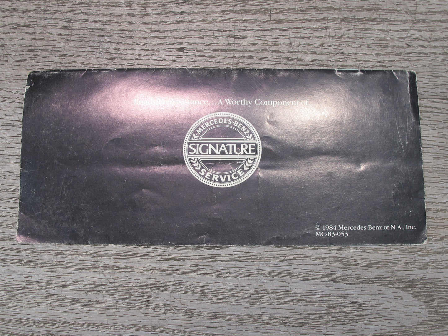 1986 Mercedes R107 560SL Owner User Operator Guide Manual Book Set OEM