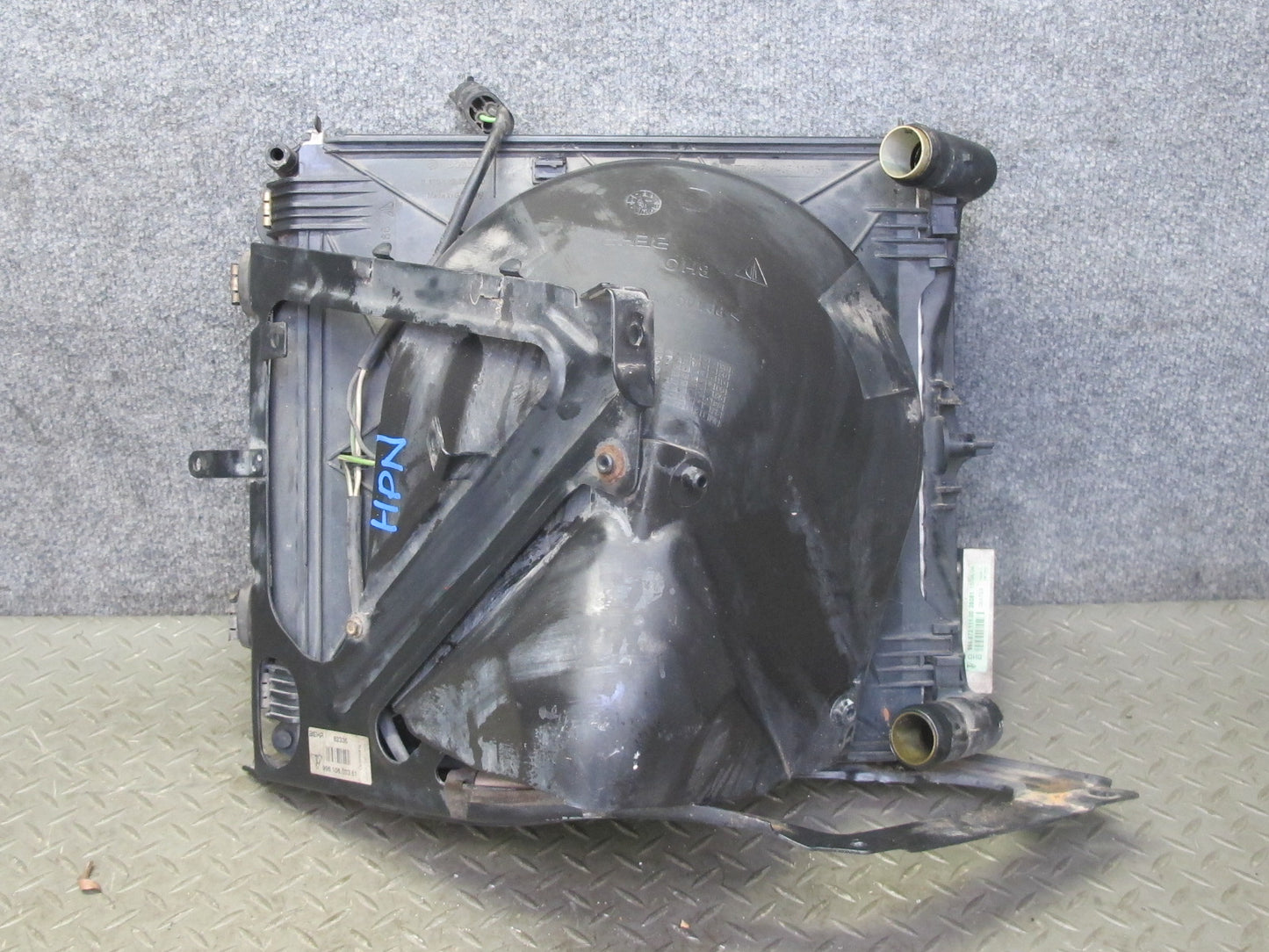 1999-2005 Porsche 911 996 Engine Left Cooling Radiator Condenser W/ Support