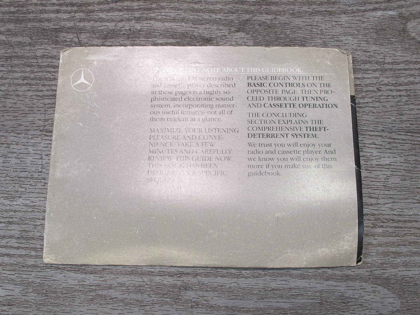 1986 Mercedes R107 560SL Owner User Operator Guide Manual Book Set OEM