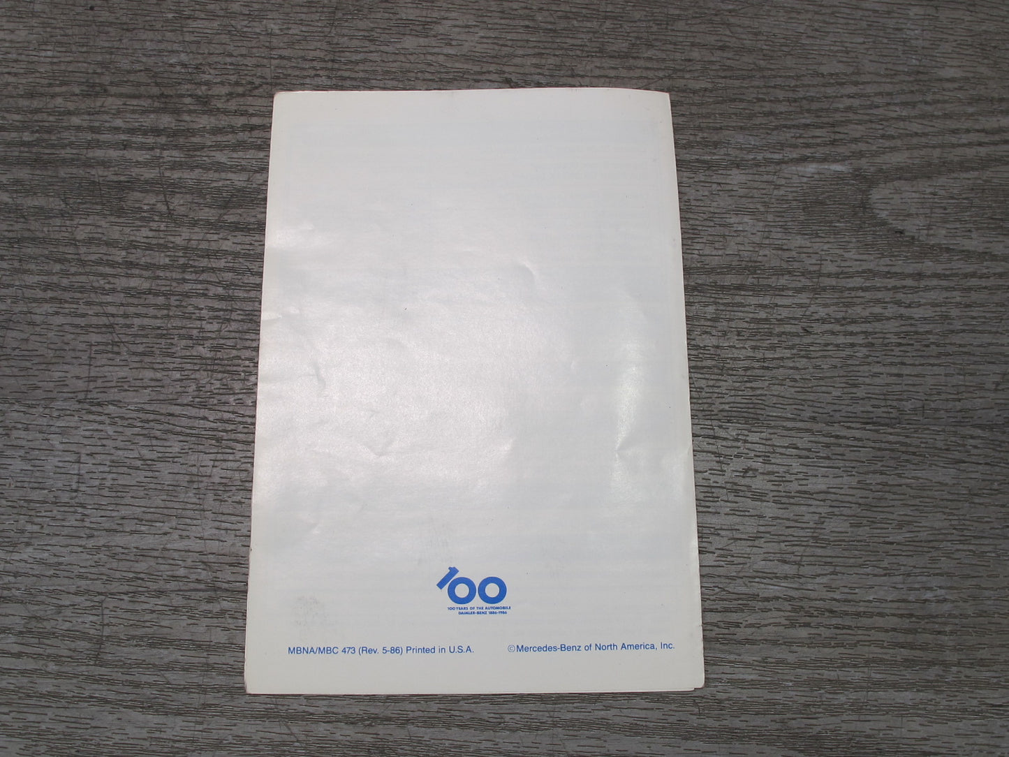 1986 Mercedes R107 560SL Owner User Operator Guide Manual Book Set OEM