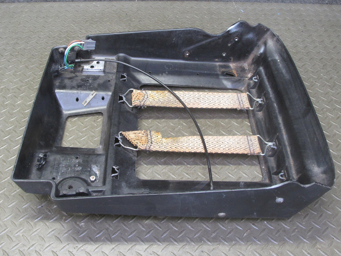 90-96 Chevrolet Corvette C4 Front Right Sport Seat Lower Bottom Frame Panel OEM